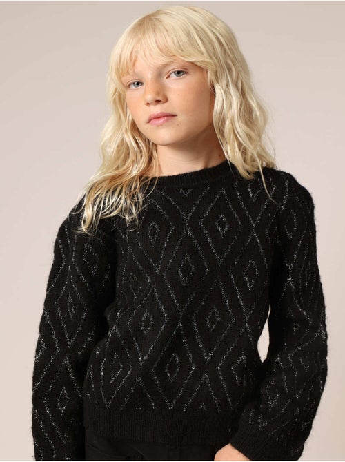 Pull à motif losanges pour fille 'deeluxe' - Kiabi Pull à motif losanges pour fille 'deeluxe' - Kiabi