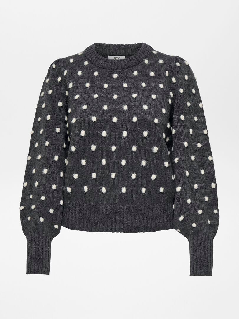 Pull à pois 'JDY' Gris - Kiabi