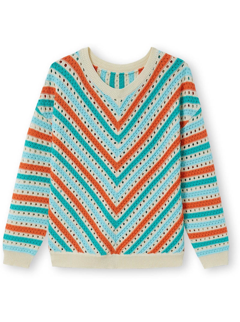 Pull à rayures - DAXON Ecru - Kiabi