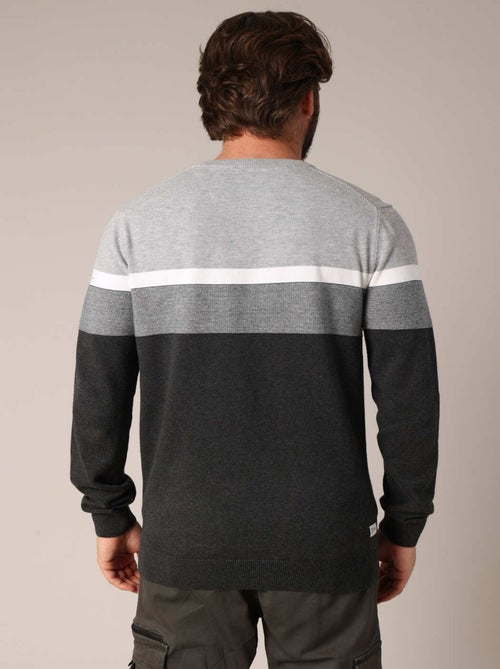 Pull à rayures 'Deeluxe' - Kiabi