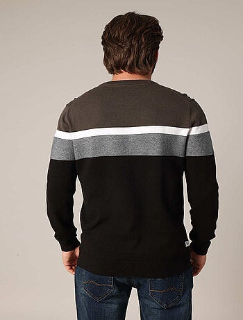 Pull à rayures 'Deeluxe'