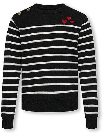 Pull à Rayures Fille Kids ONLY