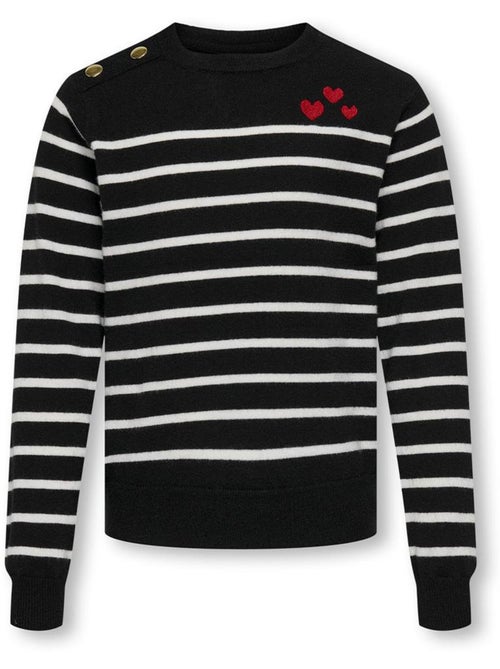 Pull à Rayures Fille Kids ONLY - Kiabi