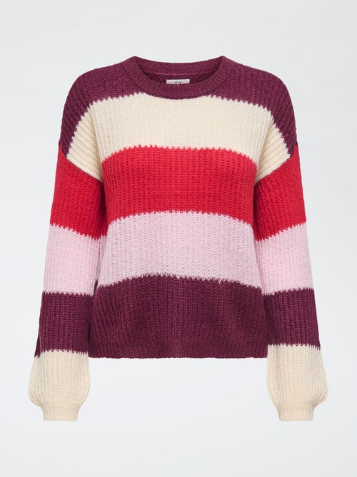 Pull à rayures 'JDY' - Kiabi