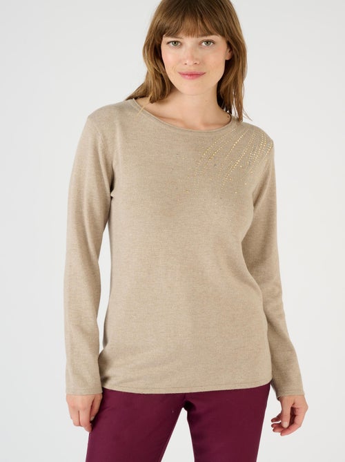 Pull à sequins - Damart - Kiabi