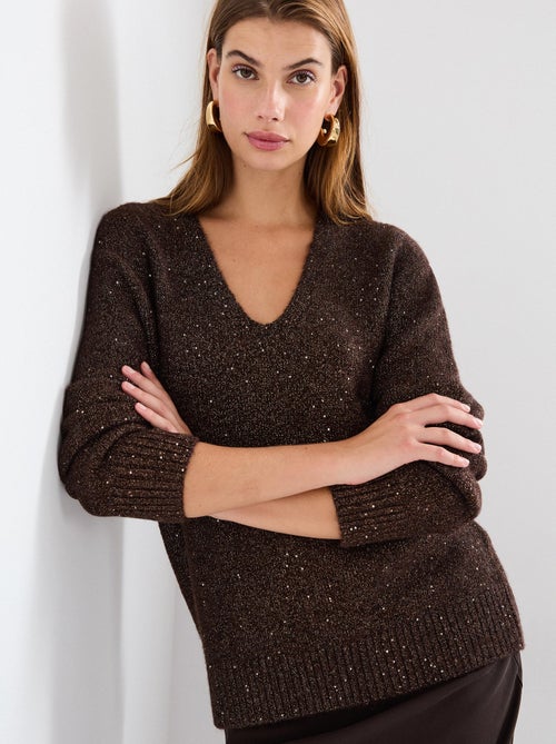 Pull à sequins, MO Fashion - Kiabi