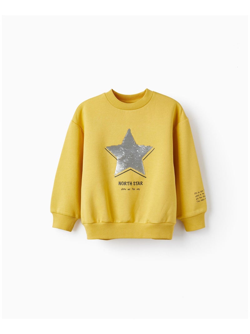 Pull en Tricot Ouvert pour Fille ROYALS OFF DUTY - Jaune - Fille - 0.00