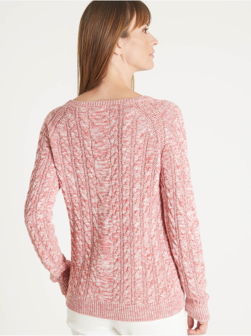 Pull à torsades - DAXON Rose - Kiabi