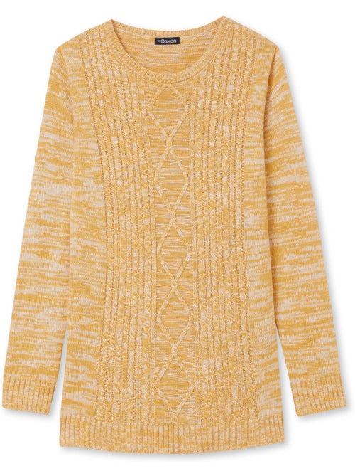 Pull à torsades encolure ronde - DAXON - Kiabi