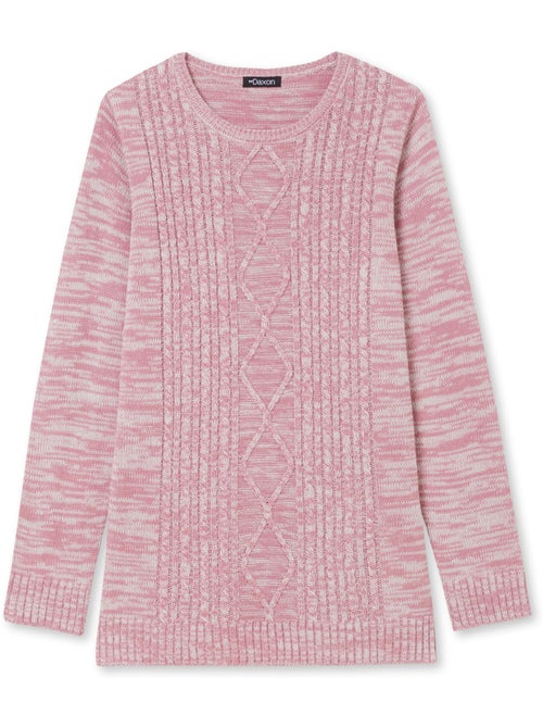 Pull à torsades encolure ronde - DAXON - Kiabi