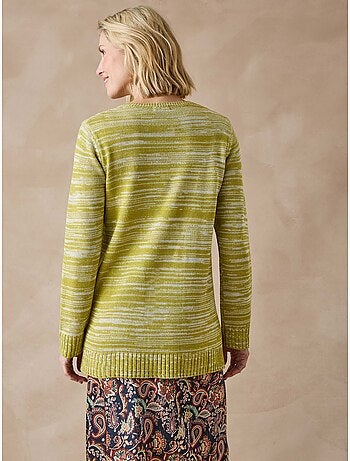 Pull à torsades encolure ronde - DAXON