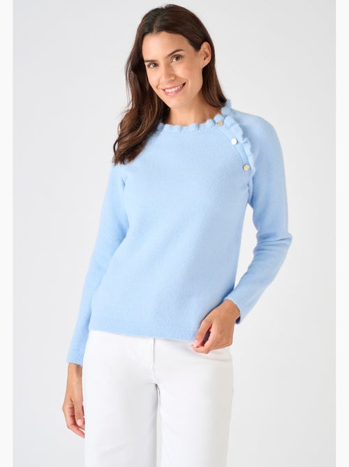 Pull à volants Thermolactyl - Damart - Kiabi
