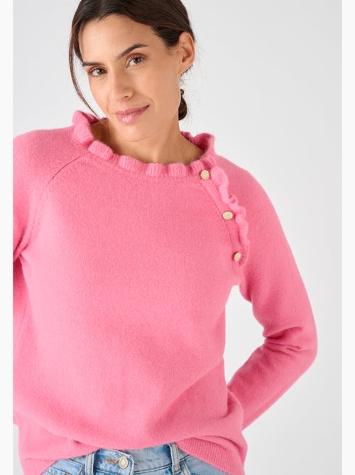 Pull à volants Thermolactyl - Damart - Kiabi