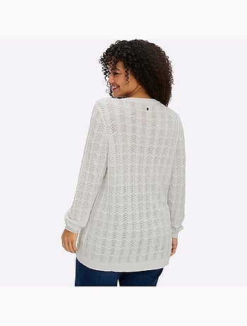 Pull Ajouré - Taille Standard - Sheego