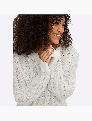 Pull Ajouré - Taille Standard - Sheego