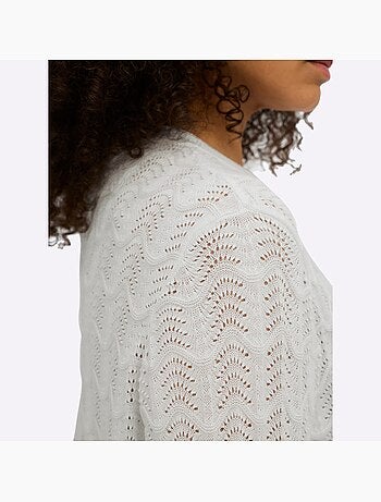 Pull Ajouré - Taille Standard - Sheego