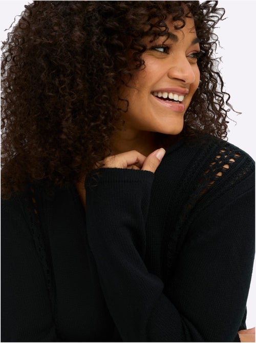 Pull Ajouré - Taille Standard - Sheego - Kiabi