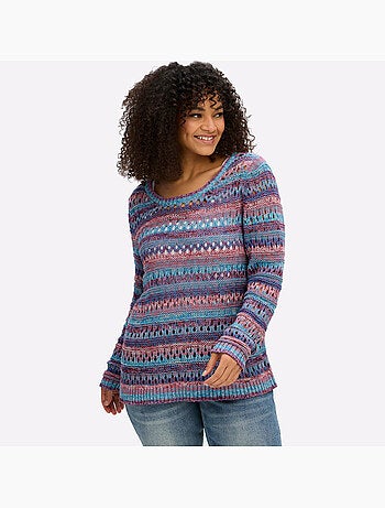 Pull Ajouré - Taille Standard - Sheego