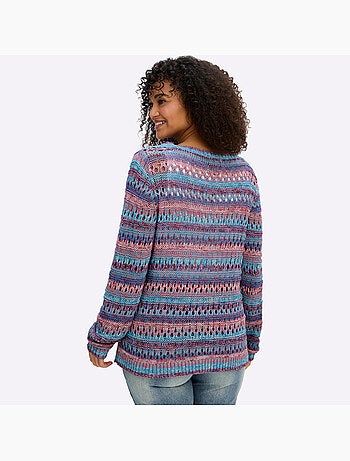 Pull Ajouré - Taille Standard - Sheego