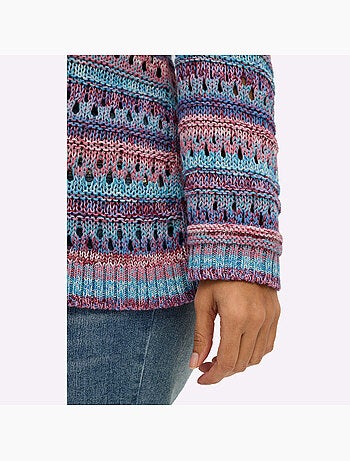 Pull Ajouré - Taille Standard - Sheego