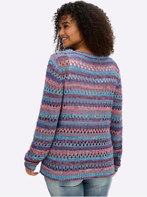 Pull Ajouré - Taille Standard - Sheego - Kiabi
