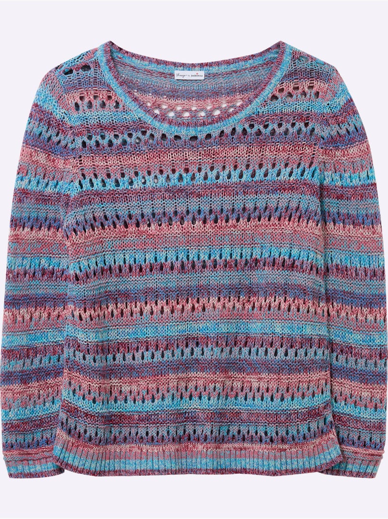 Pull Ajouré - Taille Standard - Sheego Rose - Kiabi