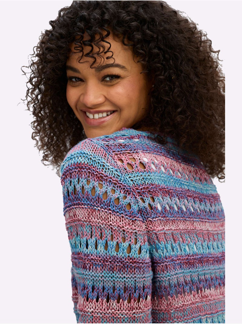 Pull Ajouré - Taille Standard - Sheego Rose - Kiabi