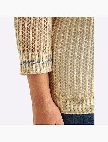 Pull Ajouré - Taille Standard - Sheego