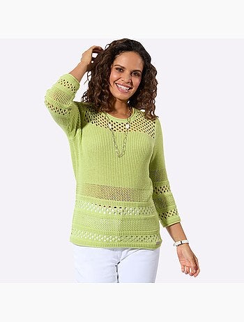 Pull Ajouré 50% Coton - Taille Standard - Witt