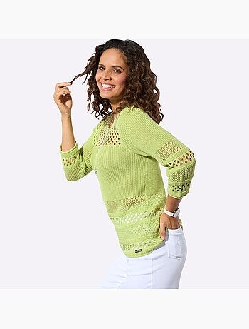 Pull Ajouré 50% Coton - Taille Standard - Witt