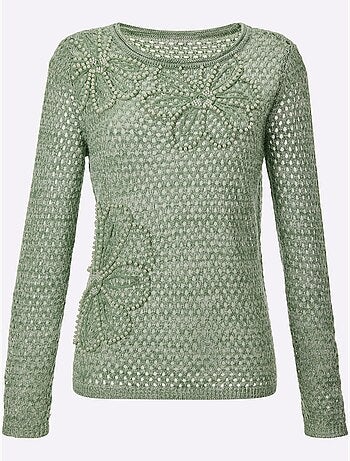 Pull Ajouré 50% Lyocell - Taille Standard - Helline