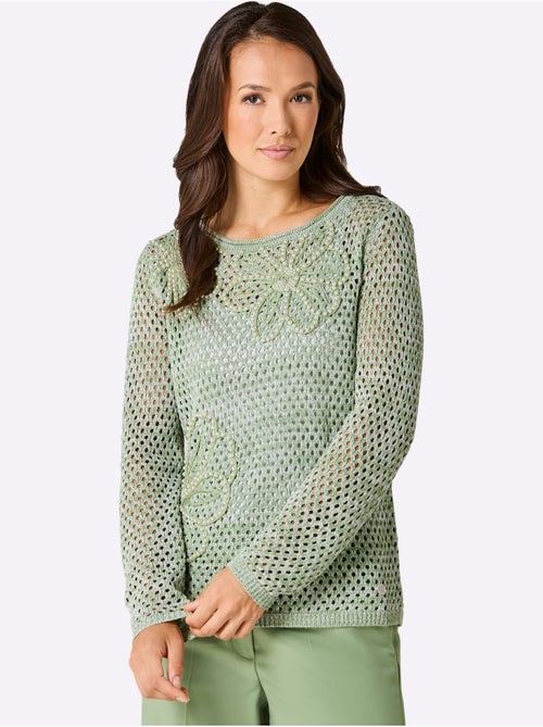 Pull Ajouré 50% Lyocell - Taille Standard - helline - Kiabi