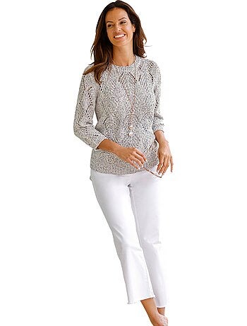 Pull Ajouré 53% Coton - Taille Standard - Witt