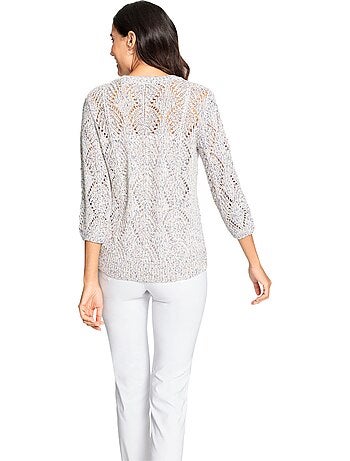 Pull Ajouré 53% Coton - Taille Standard - Witt
