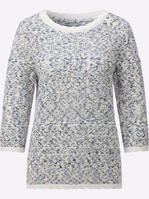 Pull Ajouré 60% Coton - Taille Standard - Witt - Kiabi