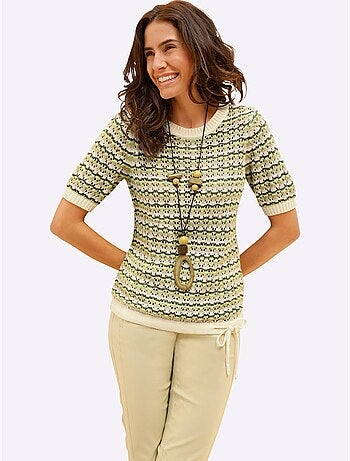 Pull Ajouré Coton Issu De L'agriculture Biologique - Taille Standard - Witt