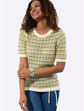 Pull Ajouré Coton Issu De L'agriculture Biologique - Taille Standard - Witt
