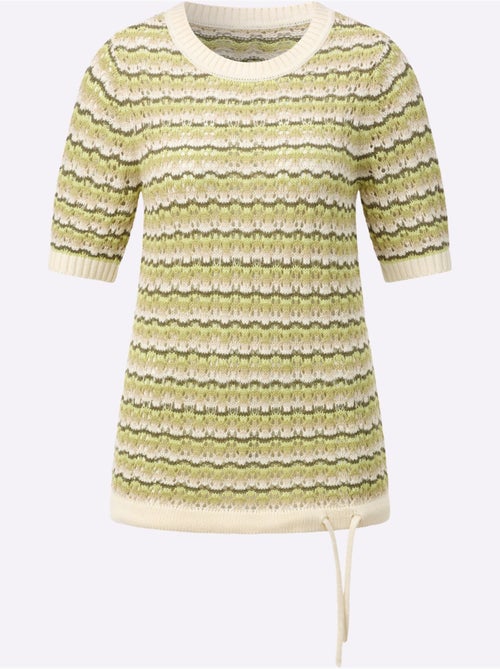 Pull Ajouré Coton Issu De L'agriculture Biologique - Taille Standard - Witt - Kiabi