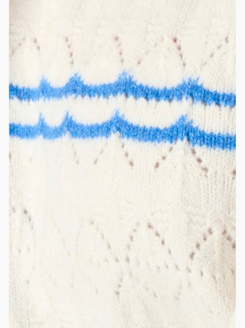 Pull ajouré esprit marin Thermolactyl - Damart - Kiabi