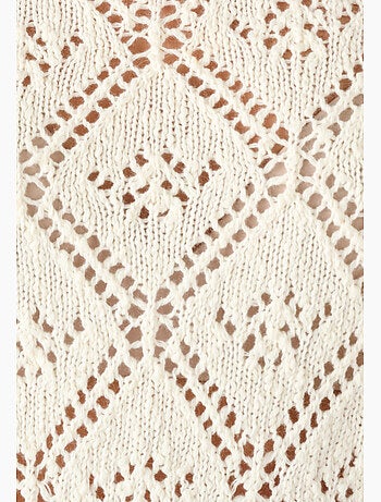 Pull ajouré fil ruban - Damart
