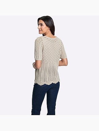 Pull Ajouré Légèrement Transparent - Taille Standard - Witt