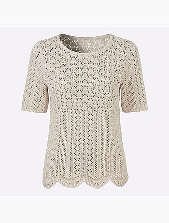 Pull Ajouré Légèrement Transparent - Taille Standard - Witt