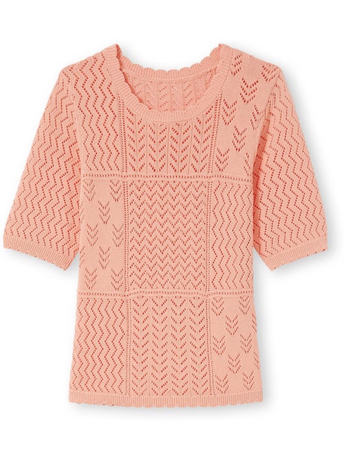 Pull ajouré manches au coude - DAXON - Kiabi