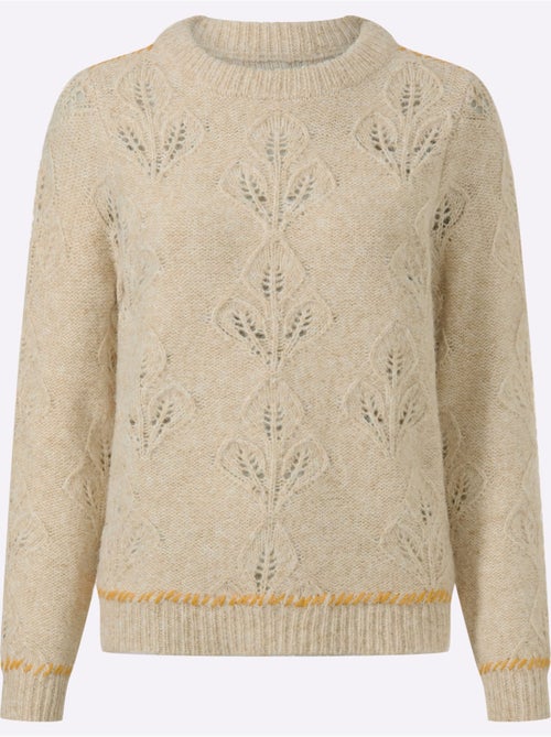 Pull ajouré motif ajouré élégant - taille standard - helline - Kiabi Pull ajouré motif ajouré élégant - taille standard - helline - Kiabi