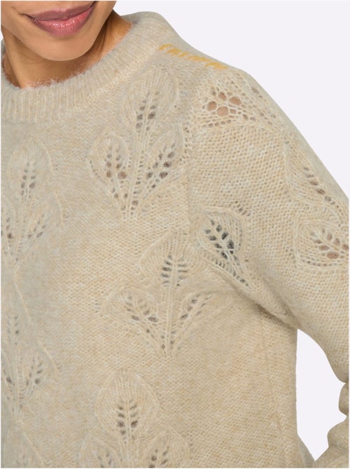 Pull ajouré motif ajouré élégant - taille standard - helline - Kiabi Pull ajouré motif ajouré élégant - taille standard - helline - Kiabi