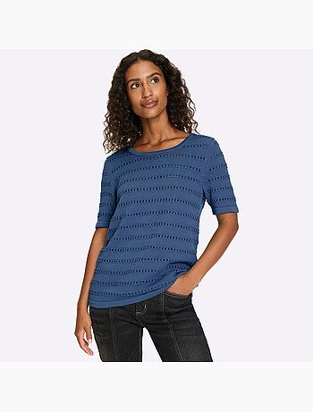 Pull Ajouré Motif Ajouré Léger - Taille Standard - helline