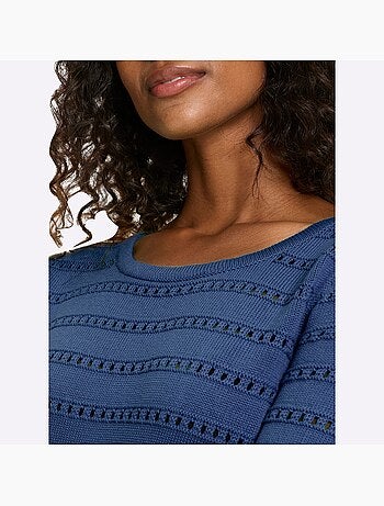 Pull Ajouré Motif Ajouré Léger - Taille Standard - helline