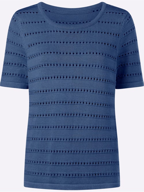 Pull Ajouré Motif Ajouré Léger - Taille Standard - helline - Kiabi