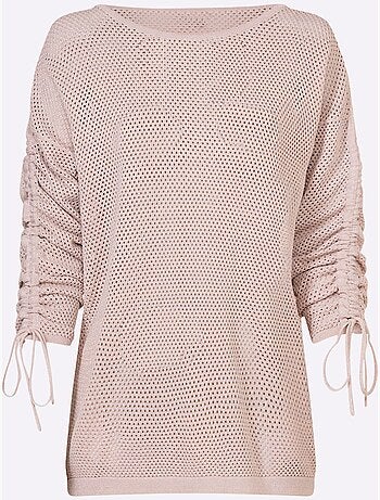 Pull Ajouré Motif Ajouré Léger - Taille Standard - Helline