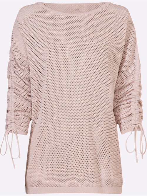 Pull Ajouré Motif Ajouré Léger - Taille Standard - helline - Kiabi